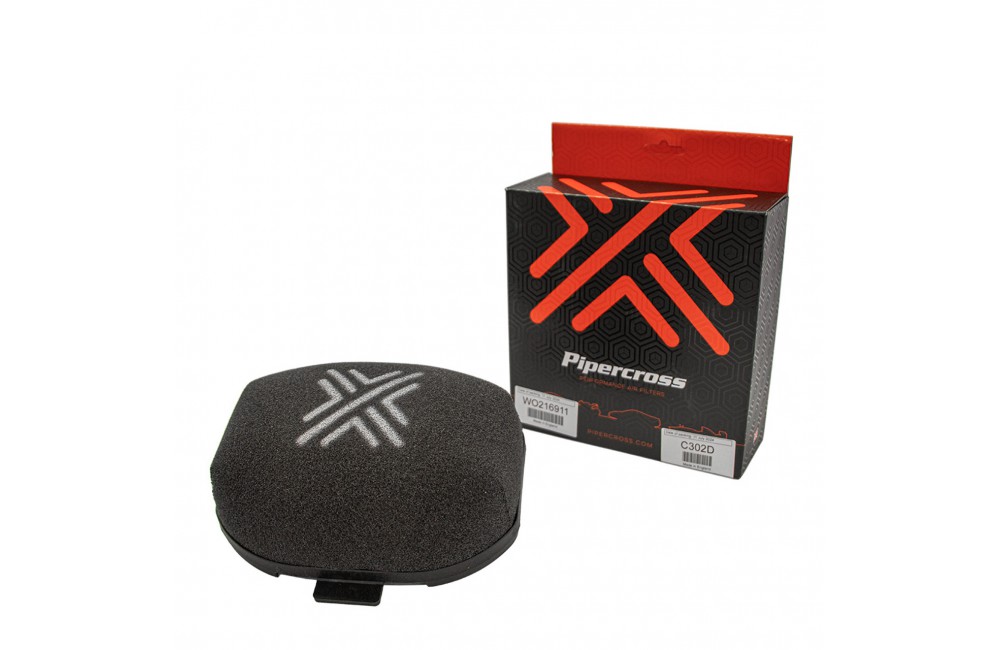 Pipercross Competition Car Performance Air Filter D-Shaped C302D C302D
