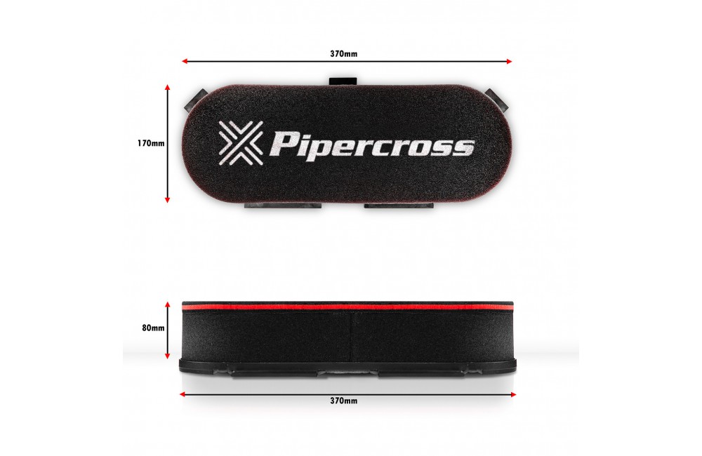 Pipercross Competition Car Performance Air Filter External Height 80mm Internal Height 65mm C5003