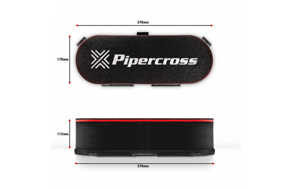 Pipercross Competition Car Performance Air Filter External Height 115mm Internal Height 100mm C5004
